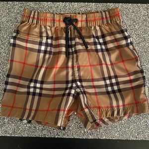 Burberry Children 12-Month Swim Trunks.